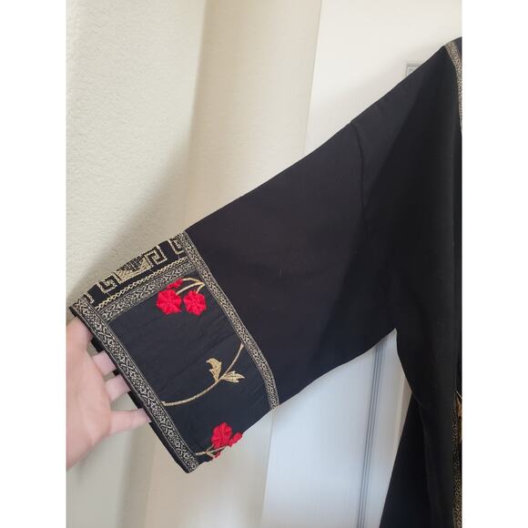 Mouftah El Chark Modern Orient Handmade Lebanon Ornate Wool Unisex Long Jacket - Picture 4 of 11